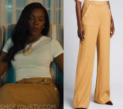 Our Kind of People: Season 1 Episode 1 Leah's Yellow Striped Trousers ...