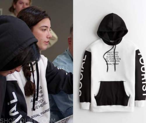 Charli damelio 2025 black hoodie