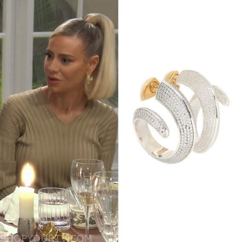 Louis vuitton Hoop Earrings worn by Dorit Kemsley as seen in The