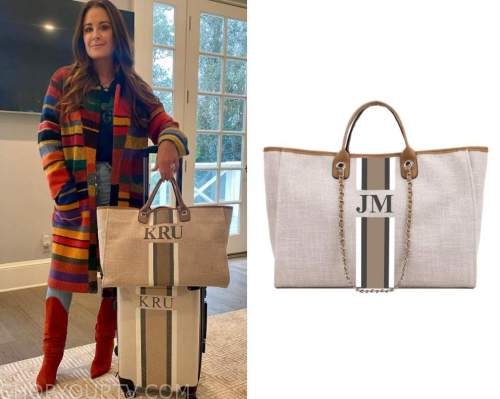 Kyle Richards' Monogrammed Tote Bag