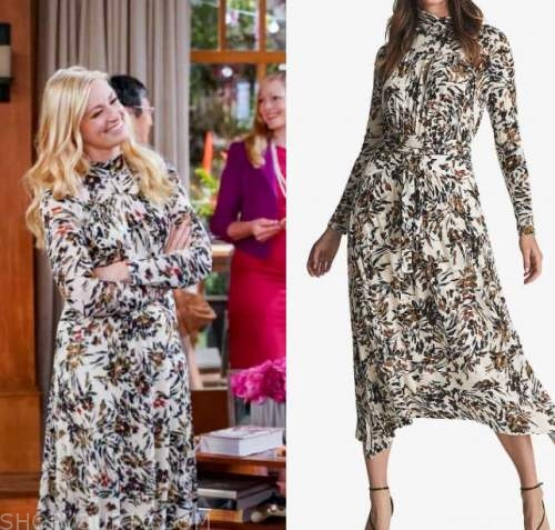 The Neighborhood: Season 4 Episode 3 Gemma's Floral Midi Dress | Shop ...