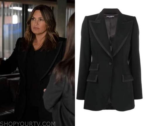 Law and Order SVU: Season 23 Episode 5 Olivia's Contrasting Trim Blazer ...