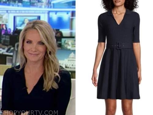 America's Newsroom: October 2021 Dana Perino's Navy Blue Knit Dress ...