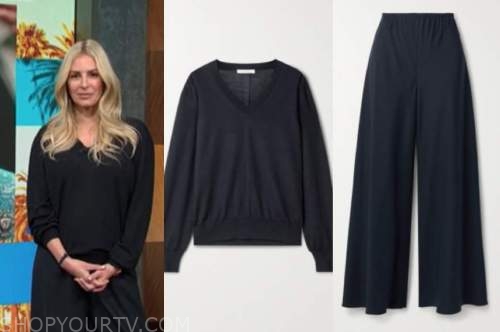 E! News: Daily Pop October 2021 Morgan Stewart's V-Neck Sweater and ...