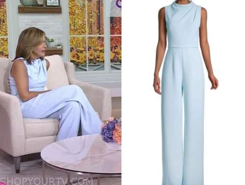 The Today Show: October 2021 Hoda Kotb's Blue Jumpsuit | Shop Your TV