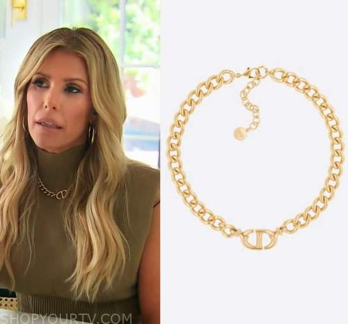 Million Dollar Listing La: Season 13 Episode 1 Tracy's Gold Cd Necklace 