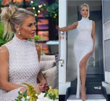 WornOnTV: Dorit's pearl embellished gown on The Real Housewives of