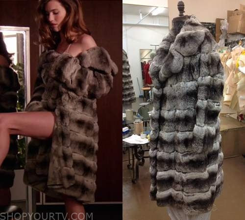 Man Men: Season 7 Episode 8 Allison's chinchilla coat