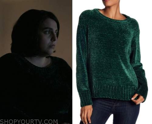 Emerald green clearance chenille sweater