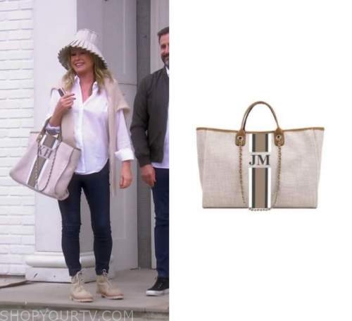 Kyle Richards' Monogrammed Tote Bag