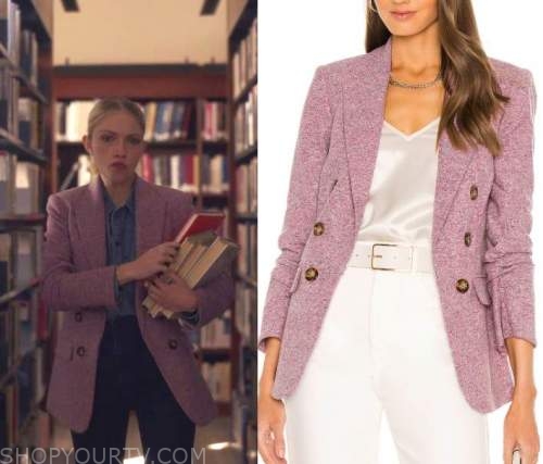 Gossip Girl Reboot: Season 1 Episode 9 Kate's Pink Jacket | Shop Your TV