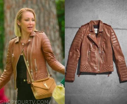 Selling Sunset: Season 4 Episode 9 Mary's Leather Jacket | Shop Your TV