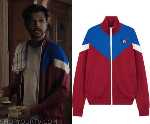 Ghosts (US): Season 1 Episode 7 Jay's Striped Zip Jacket | Shop Your TV