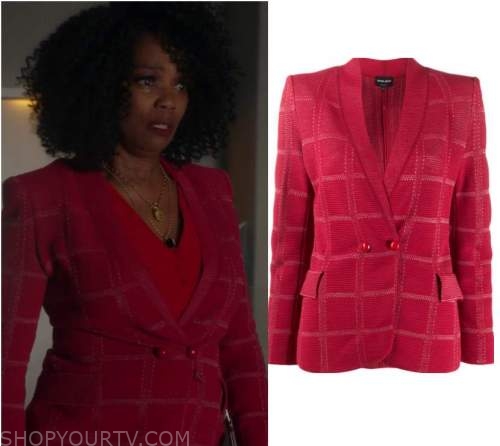 9-1-1: Season 5 Episode 8 Claudette's Checked Blazer | Shop Your TV