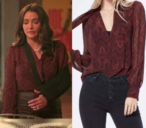 Ordinary Joe: Season 1 Episode 8 Amy's Paisley Blouse | Shop Your TV