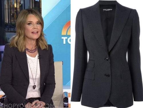 The Today Show: November 2021 Savannah Guthrie's Polka Dot Blazer ...