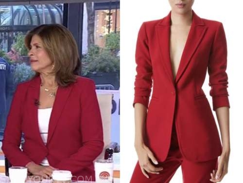 The Today Show: November 2021 Hoda Kotb's Red Blazer | Shop Your TV