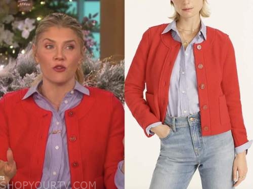 The Talk: November 2021 Amanda Kloots's Red Jacket | Shop Your TV