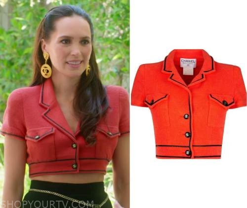 chanel 5 red shirt