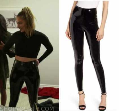 Winter House: Season 1 Episode 4 Amanda's Black Leather Leggings