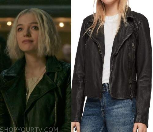 Hanna Season 3 Episode 1 Hanna s Black Leather Jacket Shop Your TV