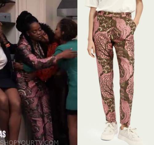 Sistas: Season 3 Episode 12/13/14 Sabrina's Pink & Brown Trousers ...