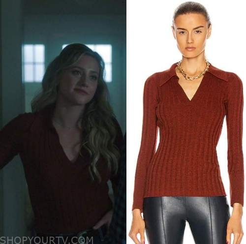 Riverdale: Season 6 Episode 1 Betty's Polo Ribbed Sweater | Shop Your TV