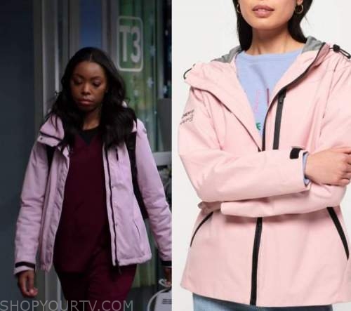 Chicago Med: Season 7 Episode 9 Vanessa's Pink Jacket | Fashion ...