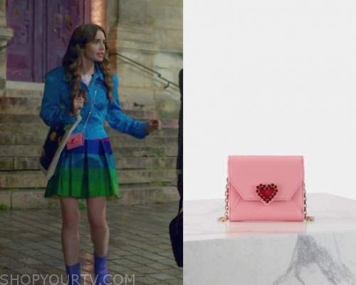 Emily in Paris: Season 1 Episode 2 Emily's Pink Fringe Bag