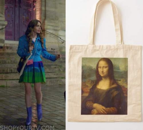 Emily in Paris Grey Space Tote Bag