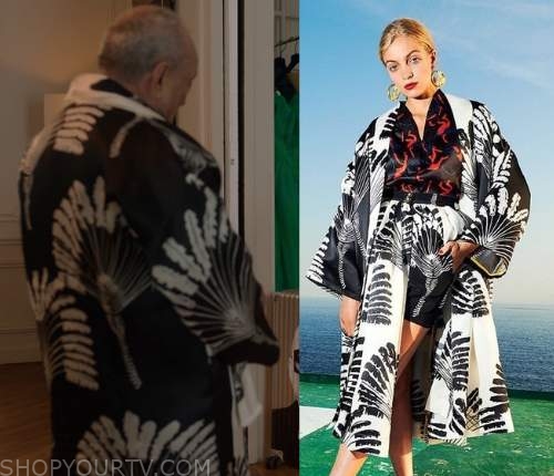 Rianna + Nina Carnaval Evening Kimono Coat worn by Pierre Cadeau