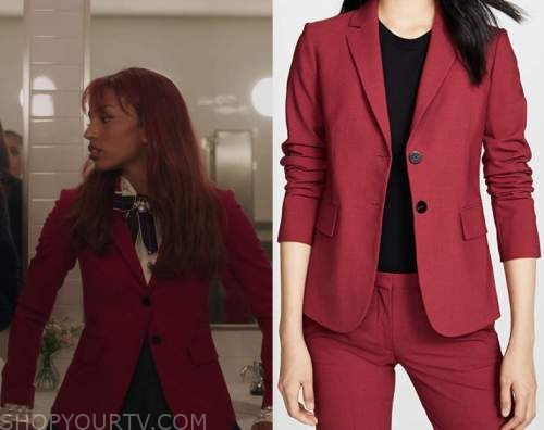 Gossip Girl Reboot: Season 1 Episode 10 Monet's Red Blazer | Shop Your TV