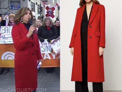 The Today Show: December 2021 Hoda Kotb's Red Coat | Shop Your TV