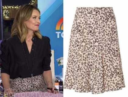 The Today Show: December 2021 Savannah Guthrie's Leopard Skirt | Shop ...