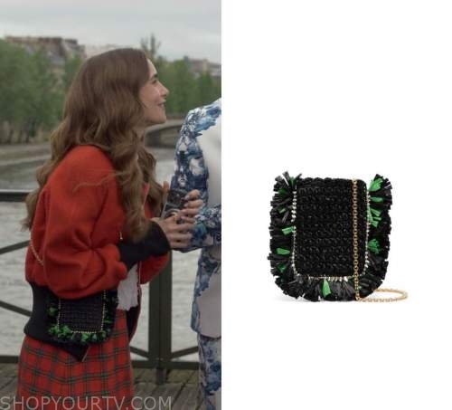 Emily in Paris: Season 1 Episode 2 Emily's Pink Fringe Bag