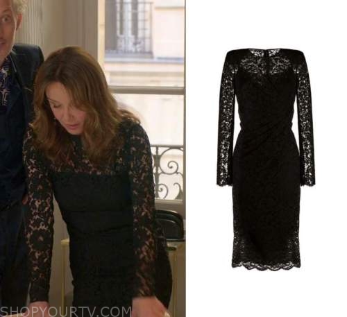 Emily in Paris: Season 1 Episode 7 Sylvie's Green Asymmetrical Dress