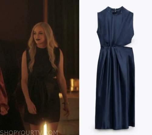 The Flash: Season 8 Episode 5 Frost's Satin Cut Out Dress | Shop Your TV