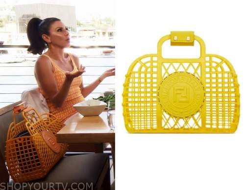 Real Housewives of Orange County: Season 16 Episode 7 Shannon's Straw LV  Print Tote Bag