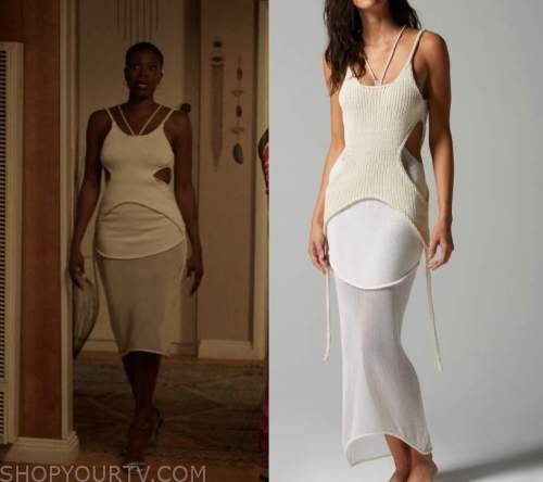 Shop Molly's Cutout Black Top in Insecure's Final Episode