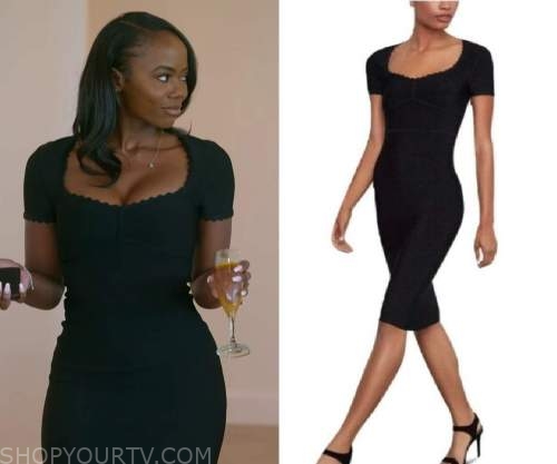 Selling Tampa Season 1 Episode 4 Black Scallop Trim Dress Shop