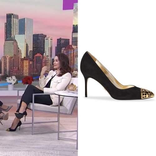 The Today Show: December 2021 Kristin Davis's black pumps | Shop Your TV