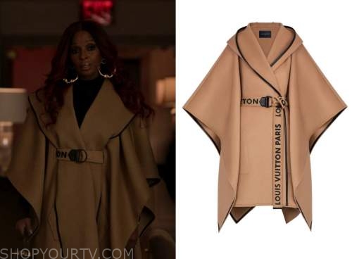 Louis Vuitton Hooded Cape Coat With Belt