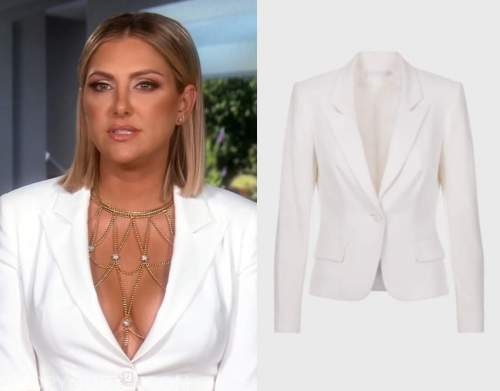 Real Housewives of Orange County: Season 17 Episode 3 Heather's Silver Airplane  Necklace