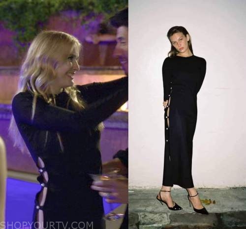 WornOnTV: Camille's black bustier mini dress on Emily in Paris, Camille  Razat