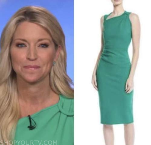 Fox And Friends Ainsley Earhardt Green Dress Fashion Clothes Style Outfits And Wardrobe