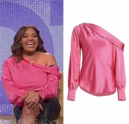 The Wendy Williams Show: January 2022 Sherri Shepherd's Pink Satin ...