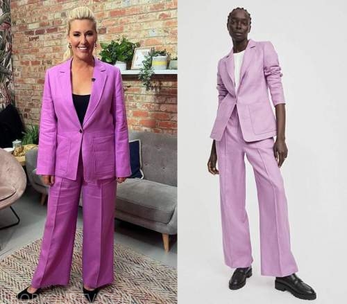 Studio 10: January 2022 Jess's Purple Blazer & Trousers | Shop Your TV