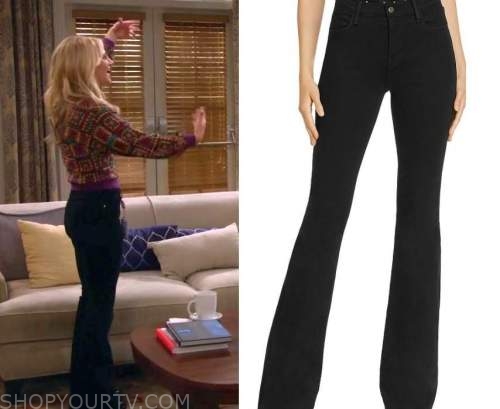 B Positive: Season 2 Episode 12 Gina's Black Flared Jeans | Shop Your TV