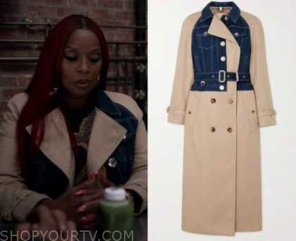 Chanel Logo Print Pullover worn by Monet (Mary J. Blige) as seen in Power  Book II: Ghost (S02E08)