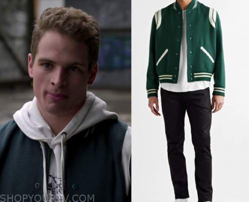 Power Book II Ghost: Season 2 Episode 6 Brayden's Green Bomber Jacket ...